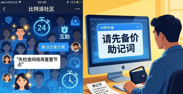 比特派和冷钱包，社区支持有啥不同？