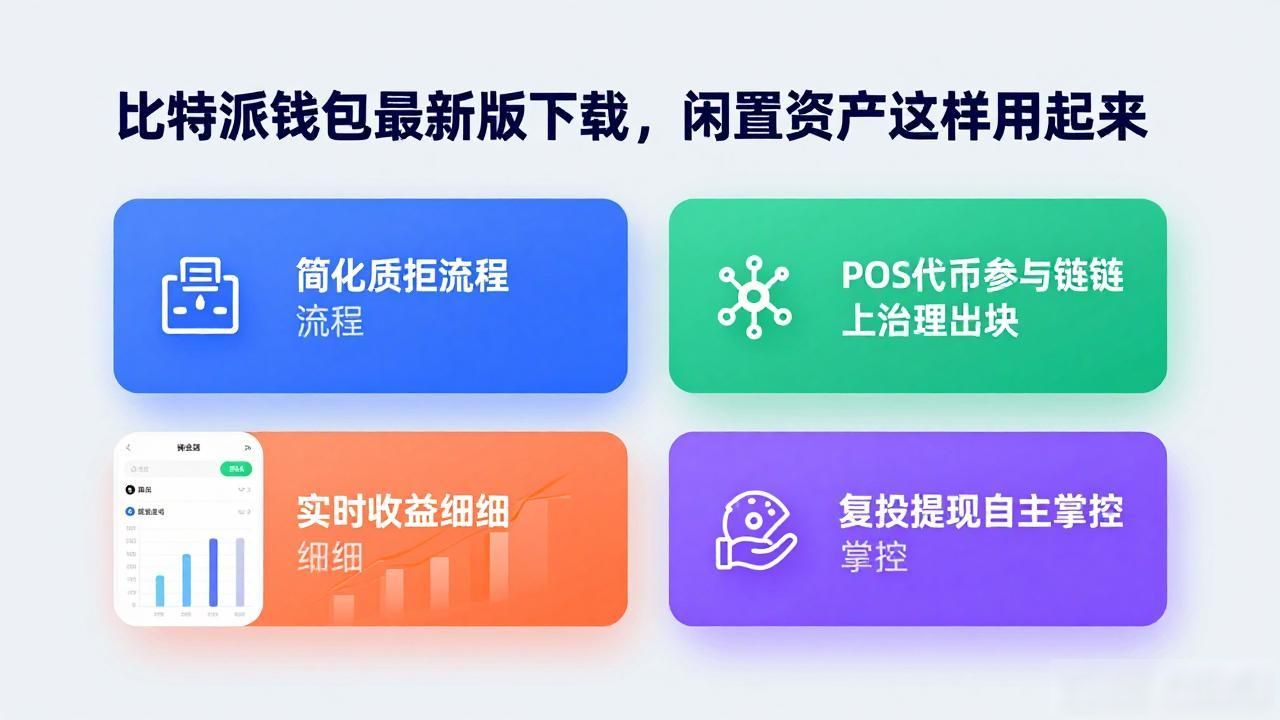 比特派钱包最新版下载,闲置资产这样用起来