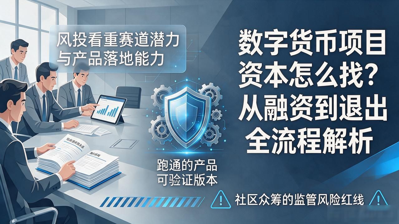 数字货币项目资本怎么找？从融资到退出全流程解析
