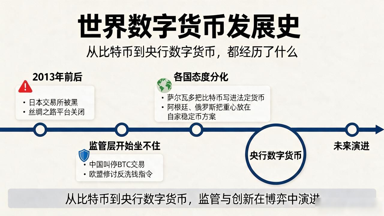 世界数字货币发展史:从比特币到央行数字货币,都经历了什么