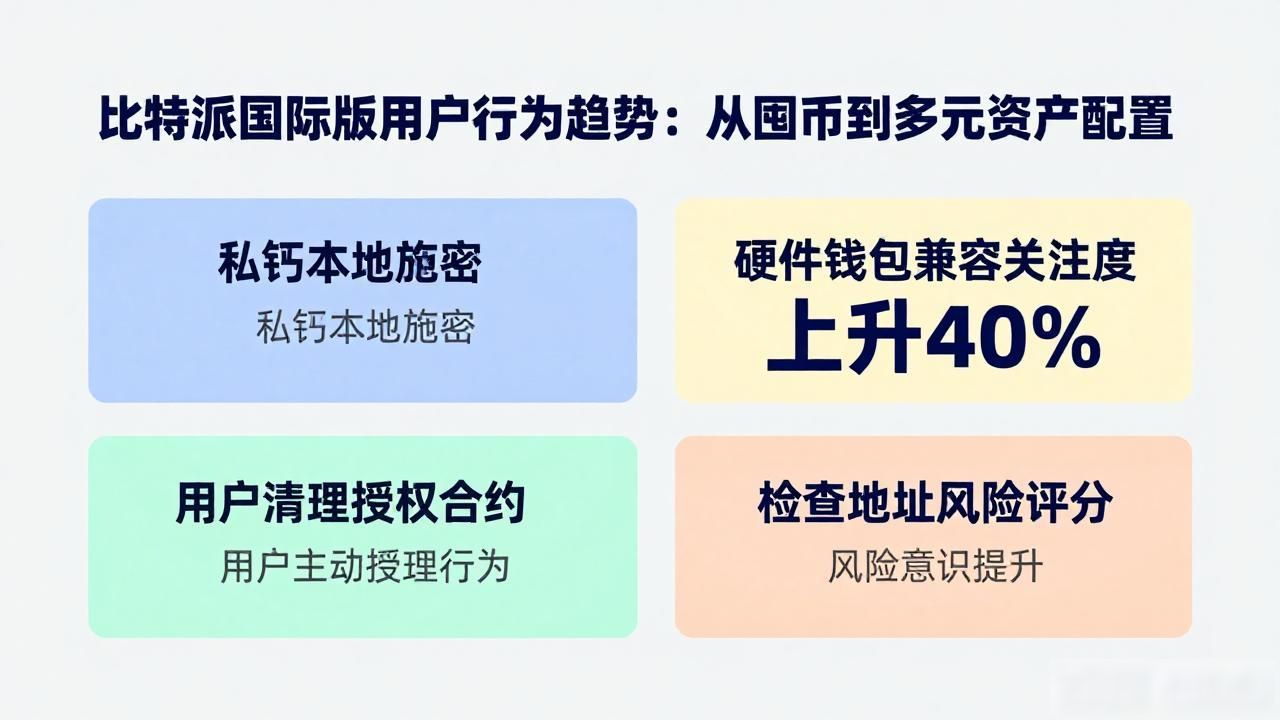 比特派国际版用户行为趋势：从囤币到多元资产配置