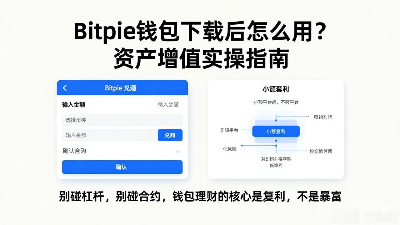Bitpie钱包下载后怎么用?资产增值实操指南
