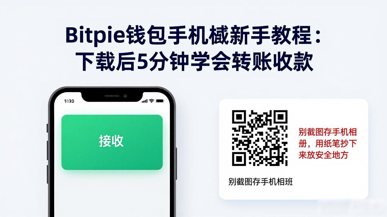 Bitpie钱包手机版新手教程:下载后5分钟学会转账收款