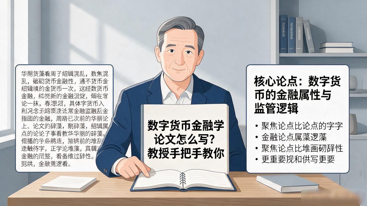 数字货币金融学论文怎么写?教授手把手教你