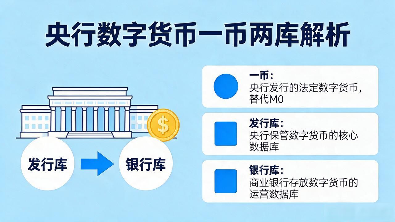 央行数字货币一币两库是什么?一文读懂数字人民币架构