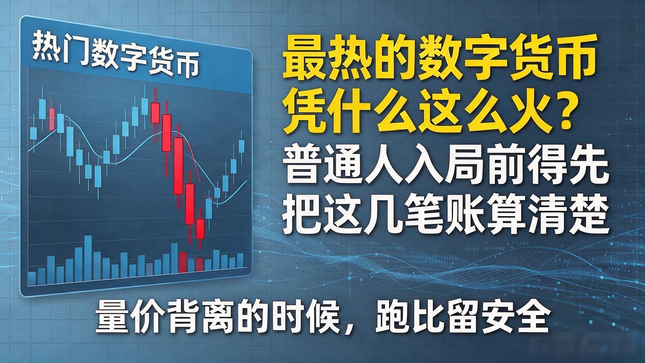 最热的数字货币凭什么这么火?普通人入局前得先把这几笔账算清楚