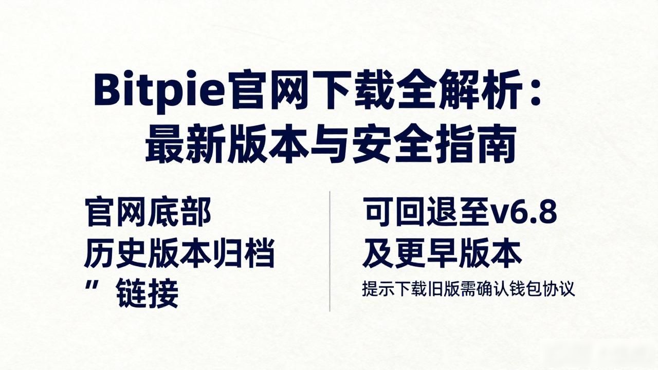 Bitpie官网下载全解析:最新版本与安全指南