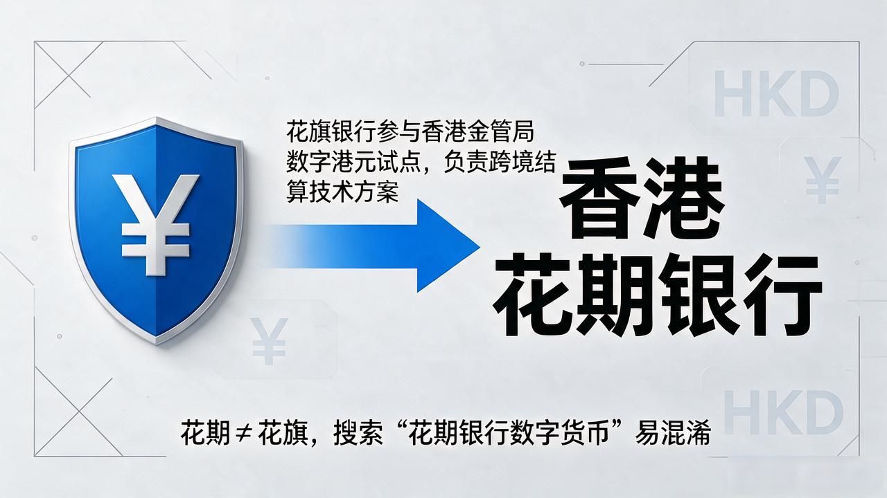 有人说香港花期银行出了数字货币,我翻了官网一圈,银行名就错了