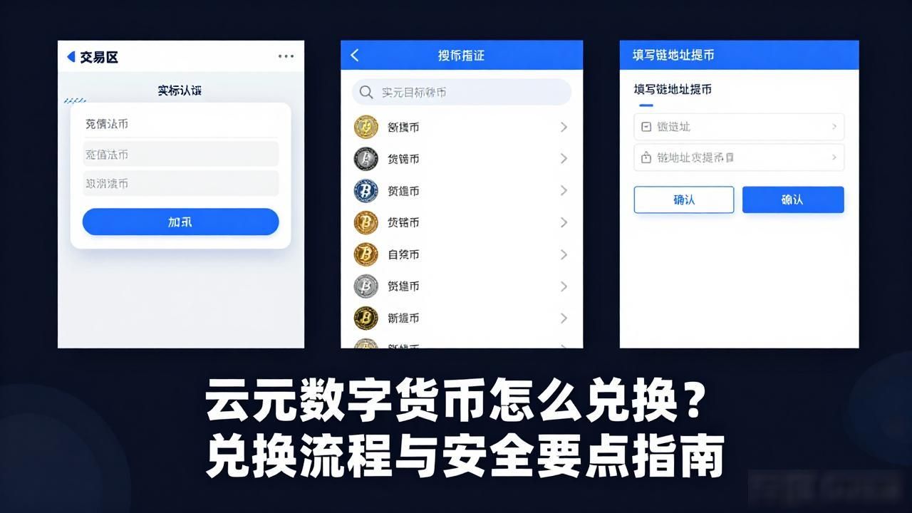 云元数字货币怎么兑换?兑换流程与安全要点指南