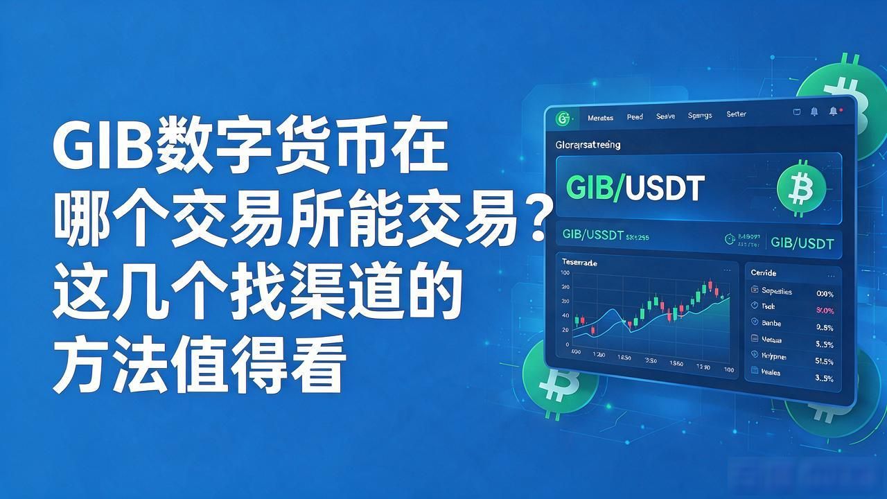 GIB数字货币在哪个交易所能交易?这几个找渠道的方法值得看