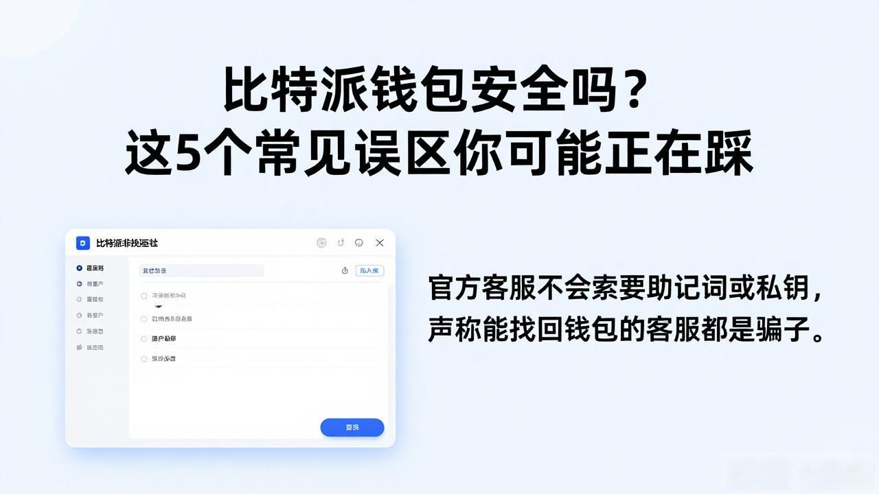 比特派钱包安全吗?这5个常见误区你可能正在踩