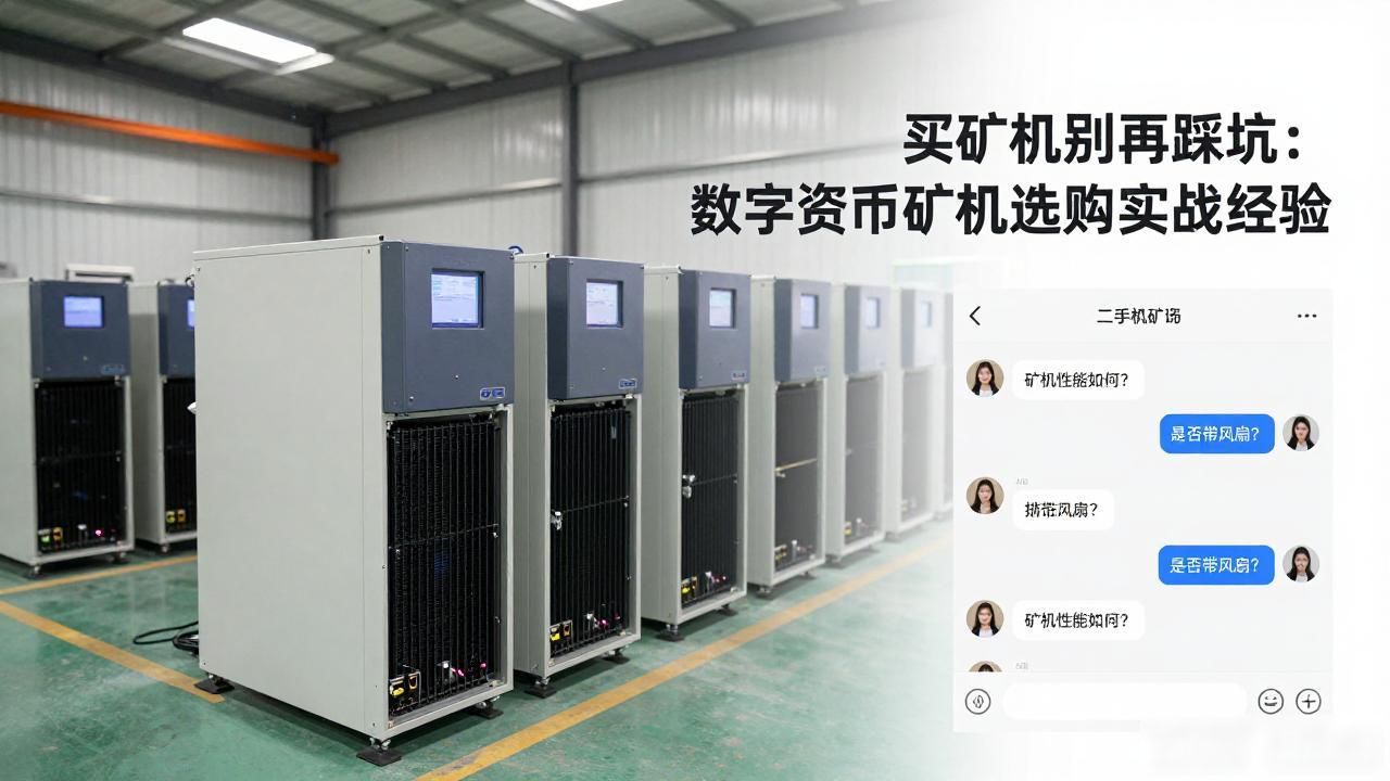 买矿机别再踩坑:数字货币矿机选购实战经验