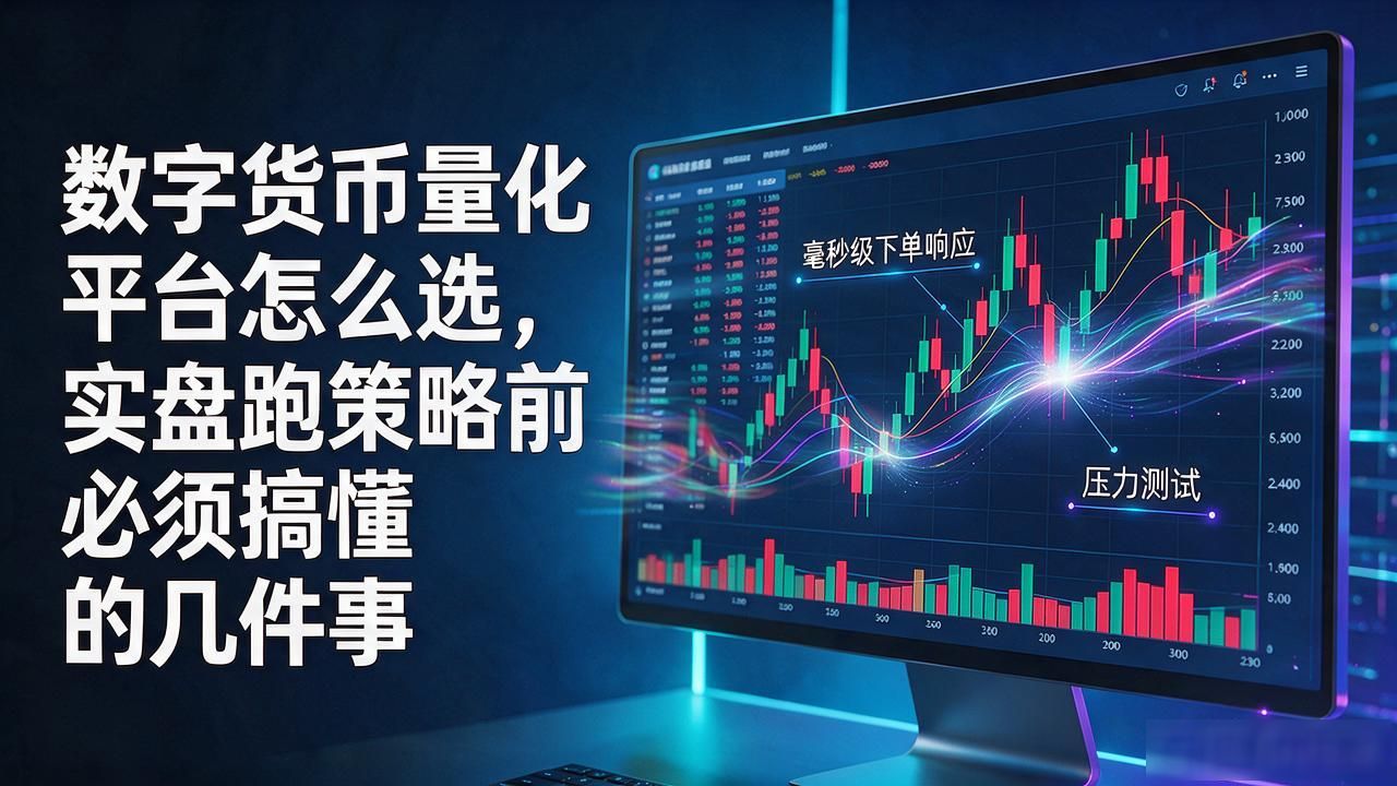 数字货币量化平台怎么选,实盘跑策略前必须搞懂的几件事