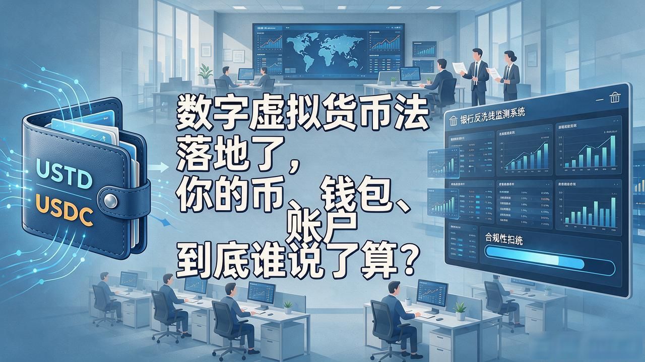 数字虚拟货币法落地了,你的币、钱包、账户到底谁说了算