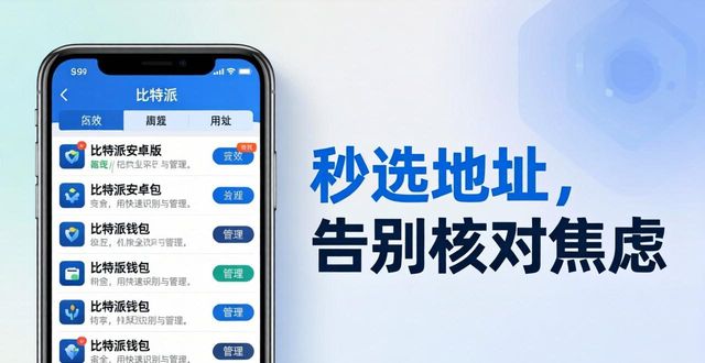 比特派安卓版实用技巧:3招让转账快人一步