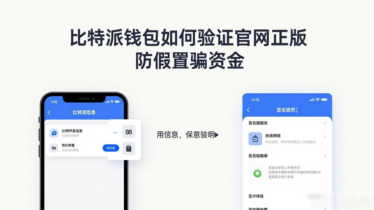 比特派钱包如何验证官网正版 防假冒骗资金