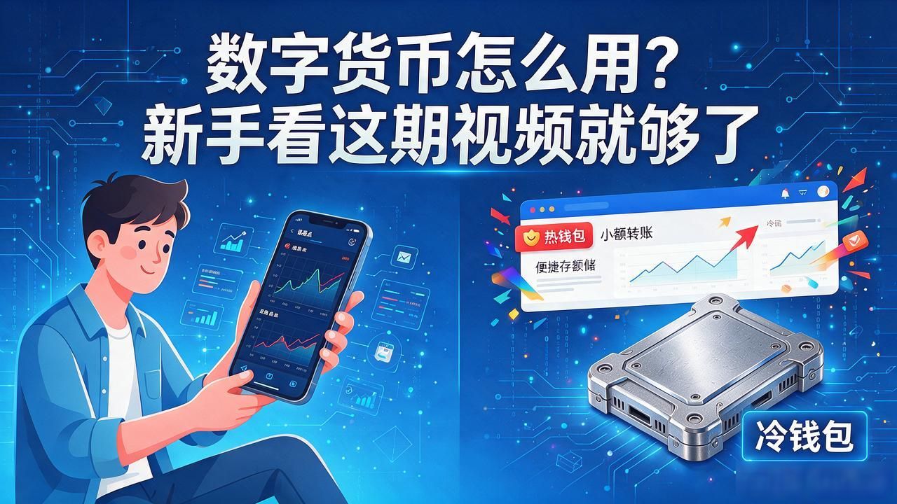 数字货币怎么用?新手看这期视频就够了