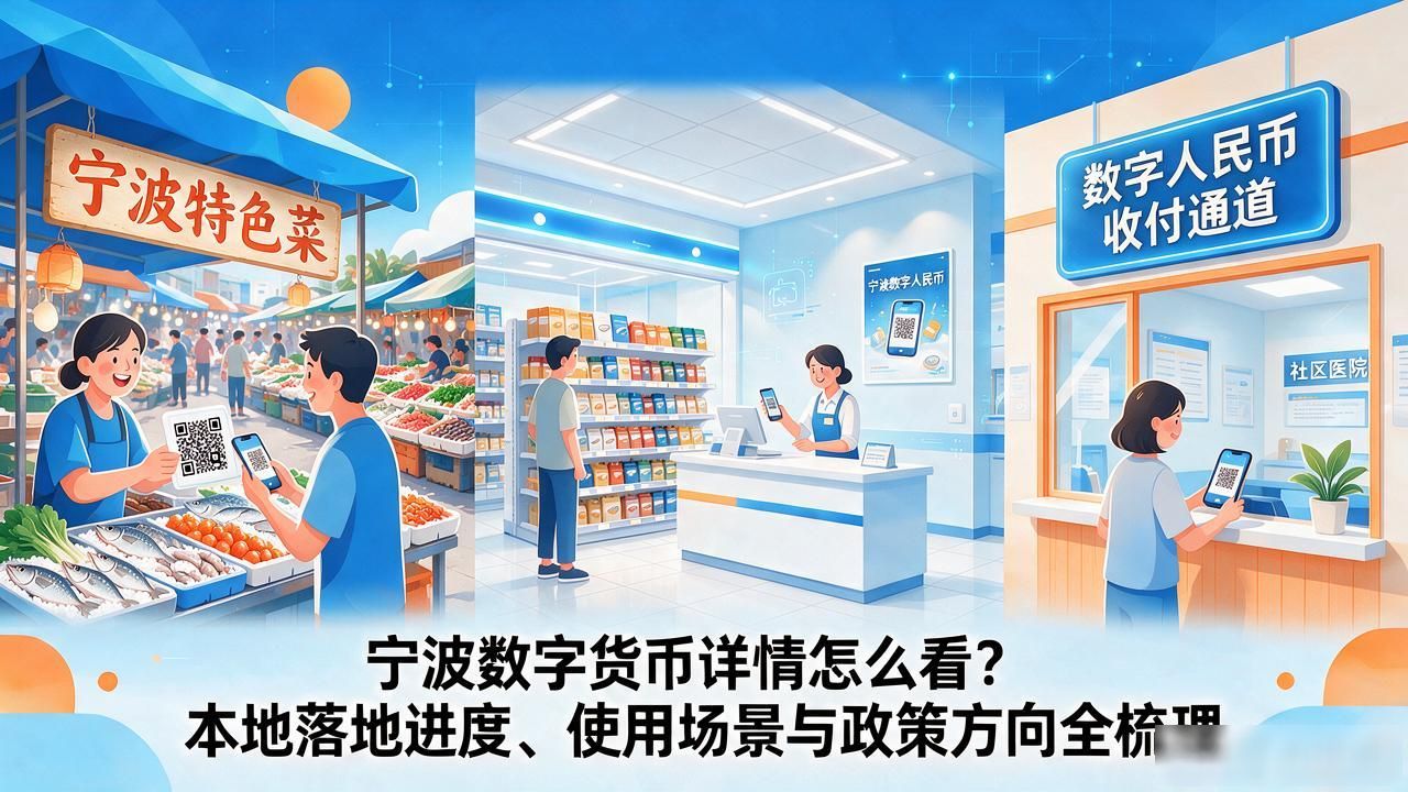 宁波数字货币详情怎么看?本地落地进度、使用场景与政策方向全梳理