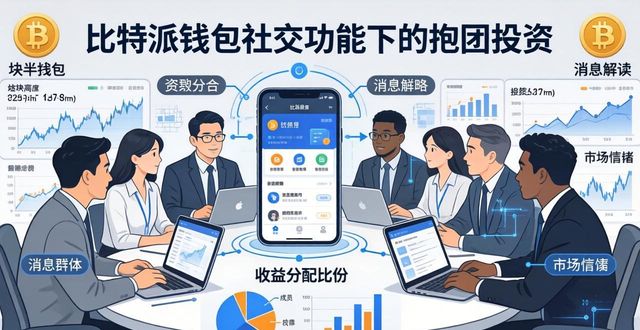 比特派钱包社交功能:抱团投资这样玩