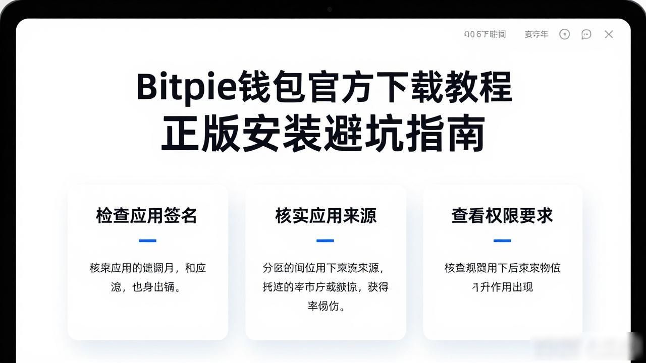 Bitpie钱包官方下载教程 正版安装避坑指南