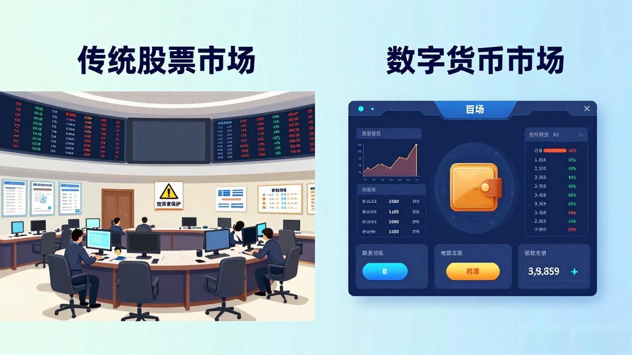 炒股和数字货币是一回事吗？一文说清楚区别