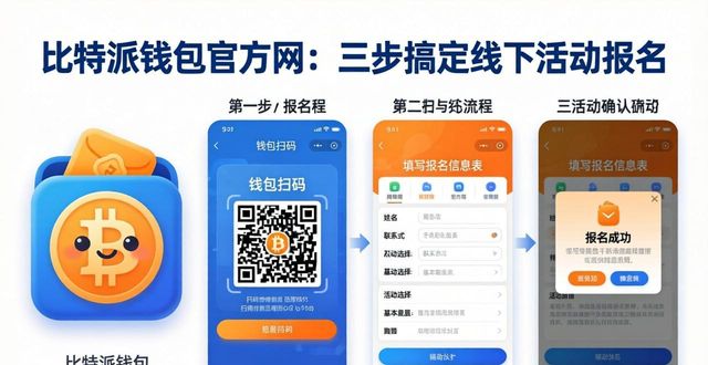 比特派钱包官方网：三步搞定线下活动报名