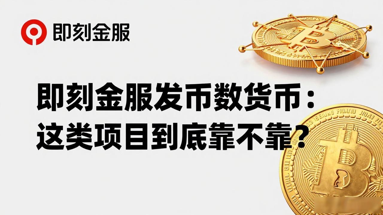 即刻金服发币数字货币:这类项目到底靠不靠谱?