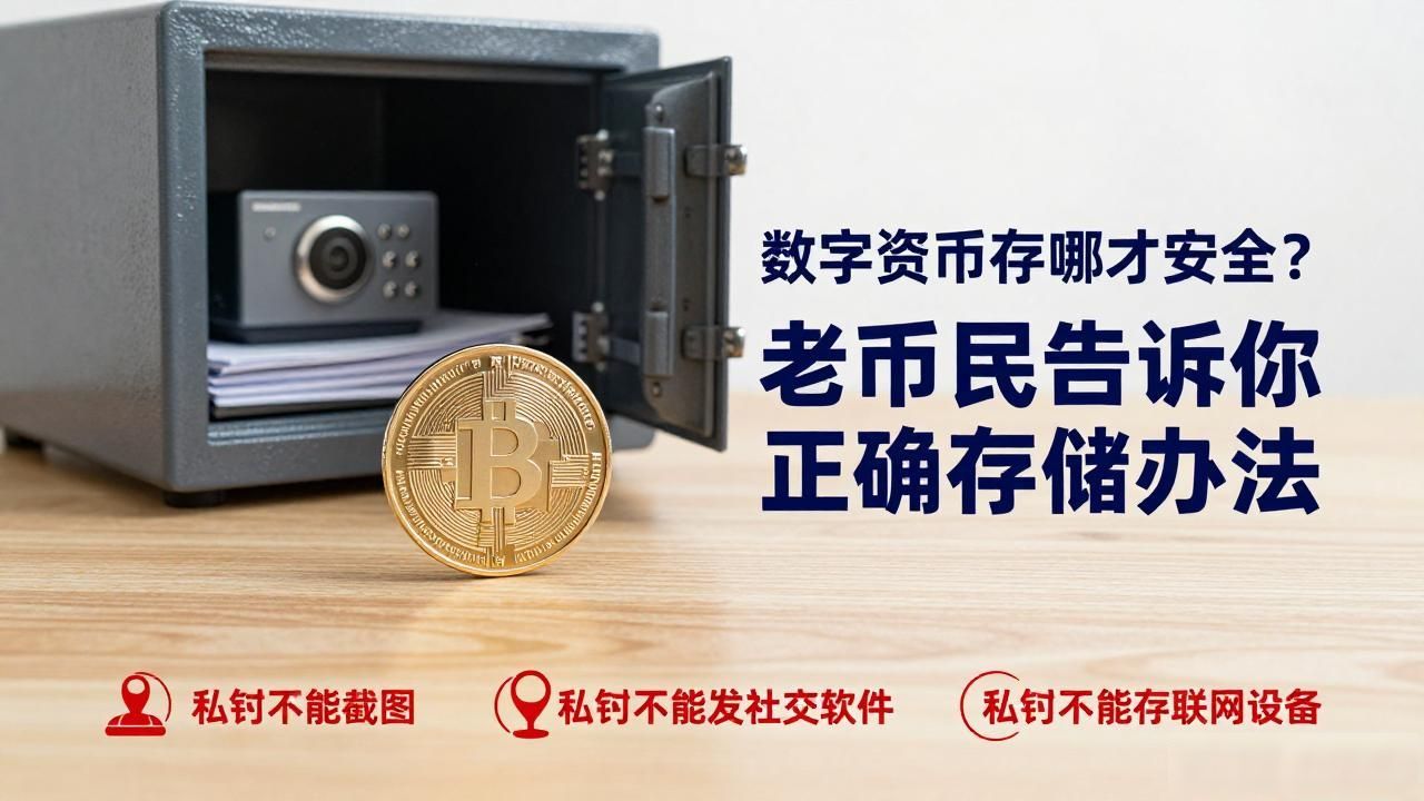 数字货币存哪才安全?老币民告诉你正确存储办法