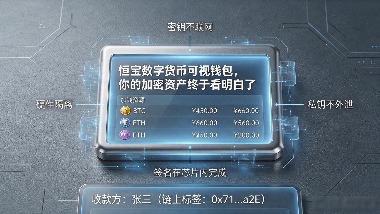 恒宝数字货币可视钱包，你的加密资产终于看明白了