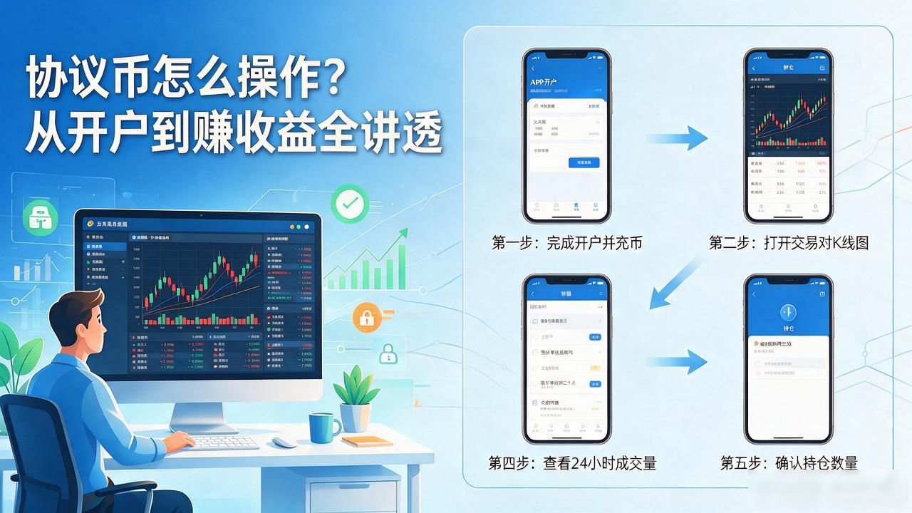 协议币怎么操作?从开户到赚收益全讲透