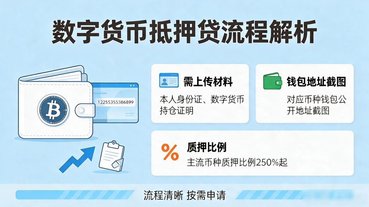 数字货币贷款图片有哪些,一文看清抵押贷流程