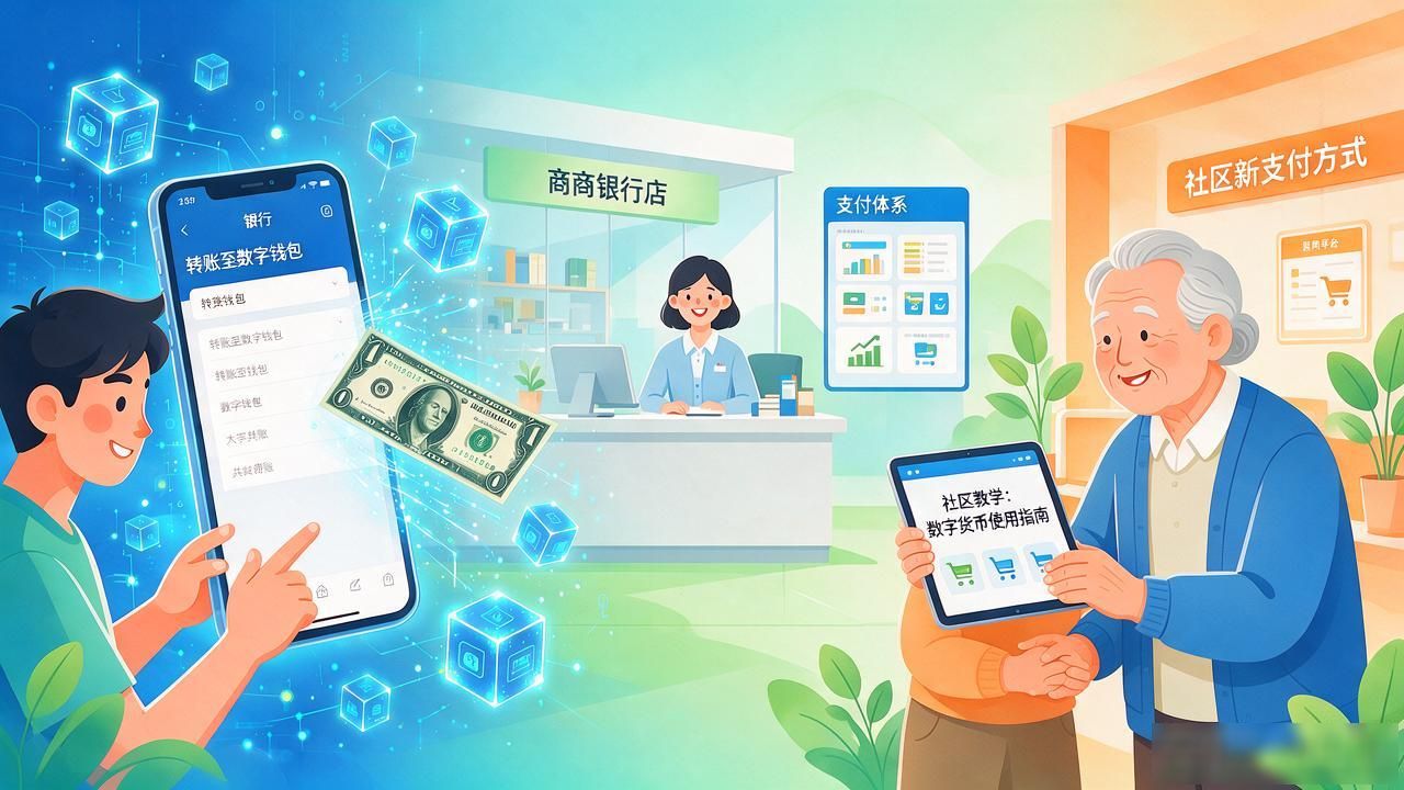 纸币向数字货币转图：普通人怎么跟上这趟车？