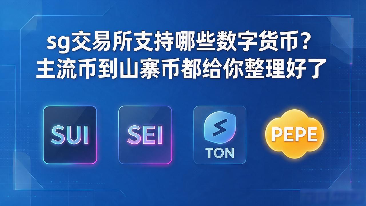 sg交易所支持哪些数字货币?主流币到山寨币都给你整理好了