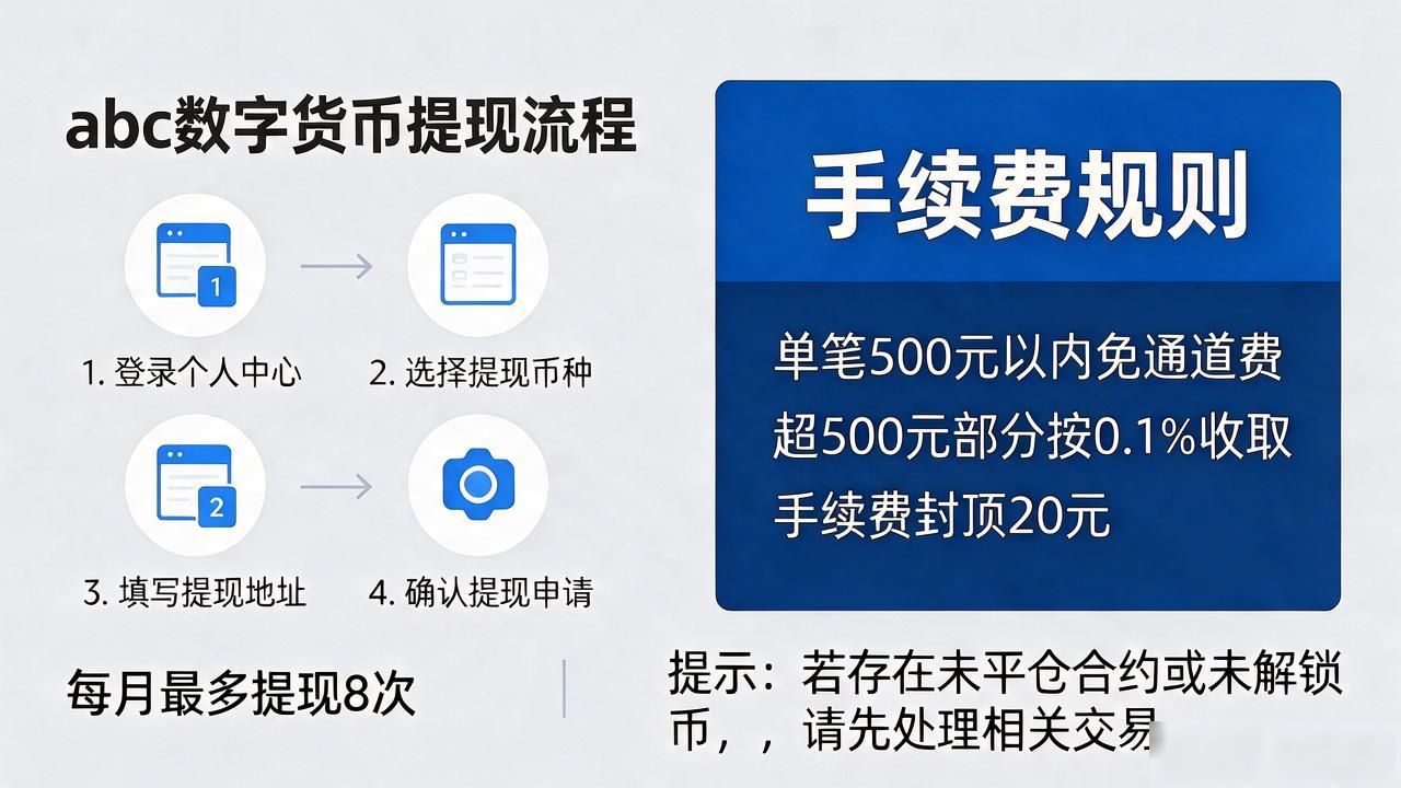 abc数字货币怎么提现?从申请到银行卡到账的全流程说清楚
