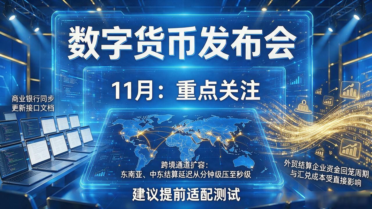 数字货币发布会时间出炉,2026下半年还有两场值得关注