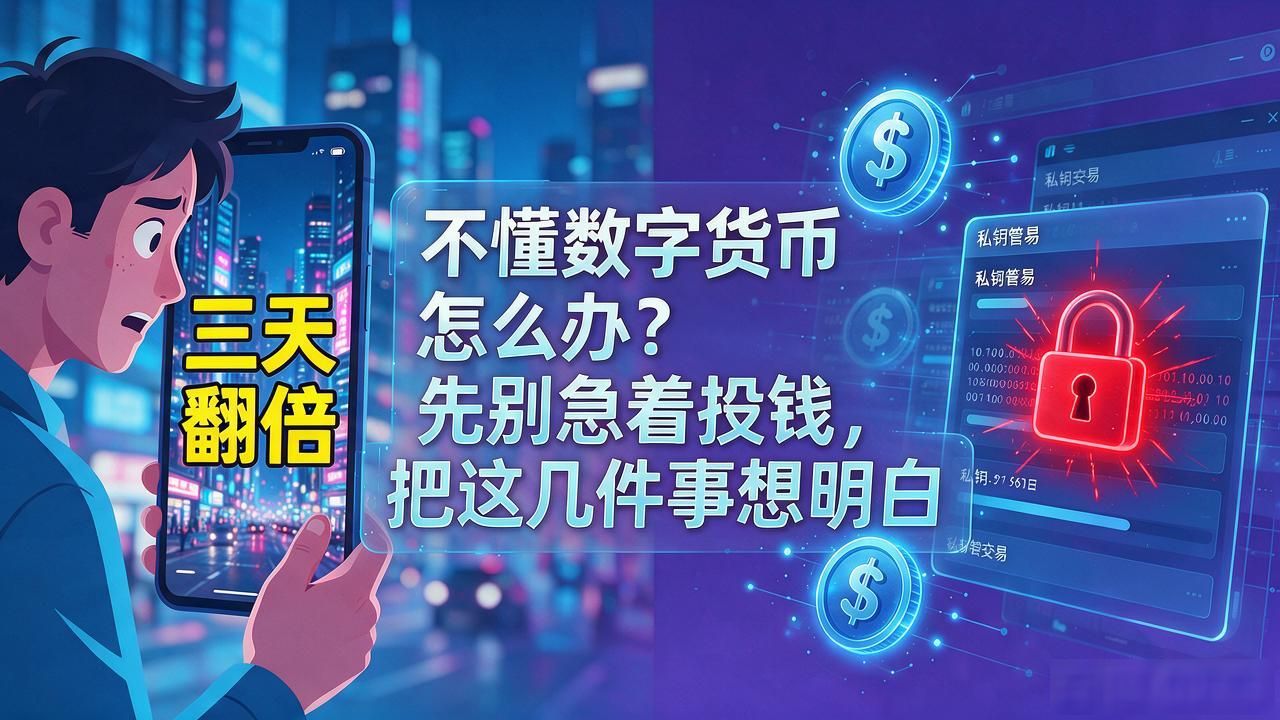 不懂数字货币怎么办？先别急着投钱，把这几件事想明白
