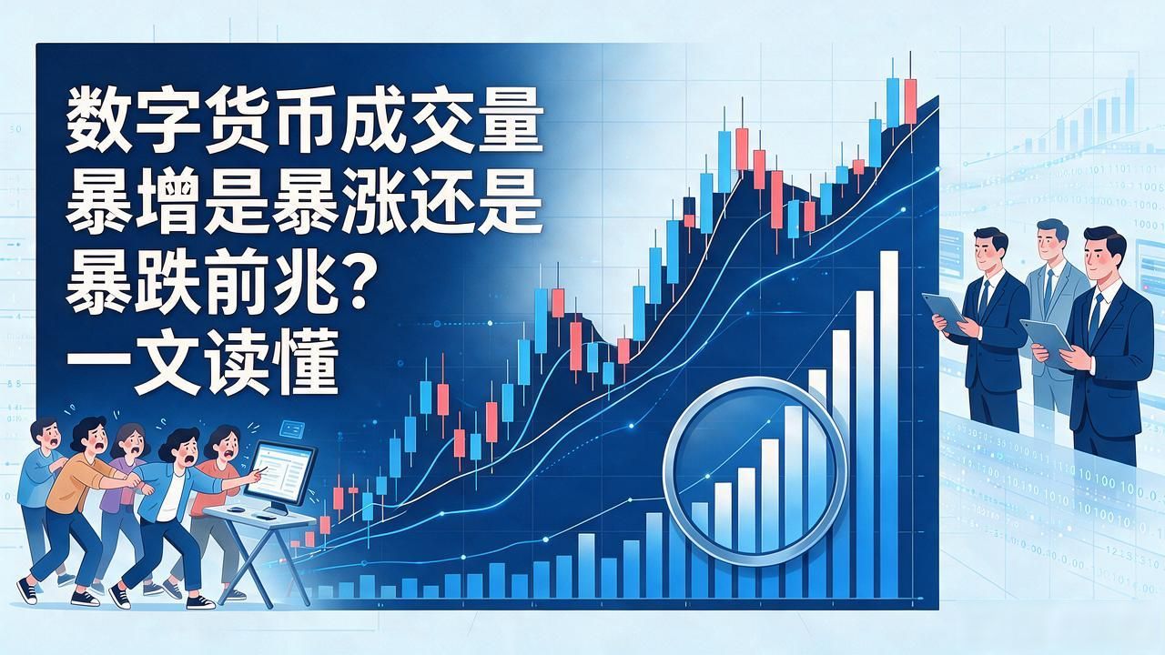 数字货币成交量暴增是暴涨还是暴跌前兆？一文读懂