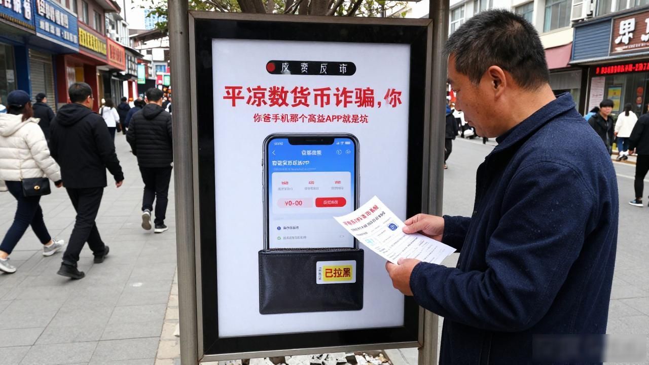 平凉数字货币诈骗,你爸手机那个高收益APP就是坑
