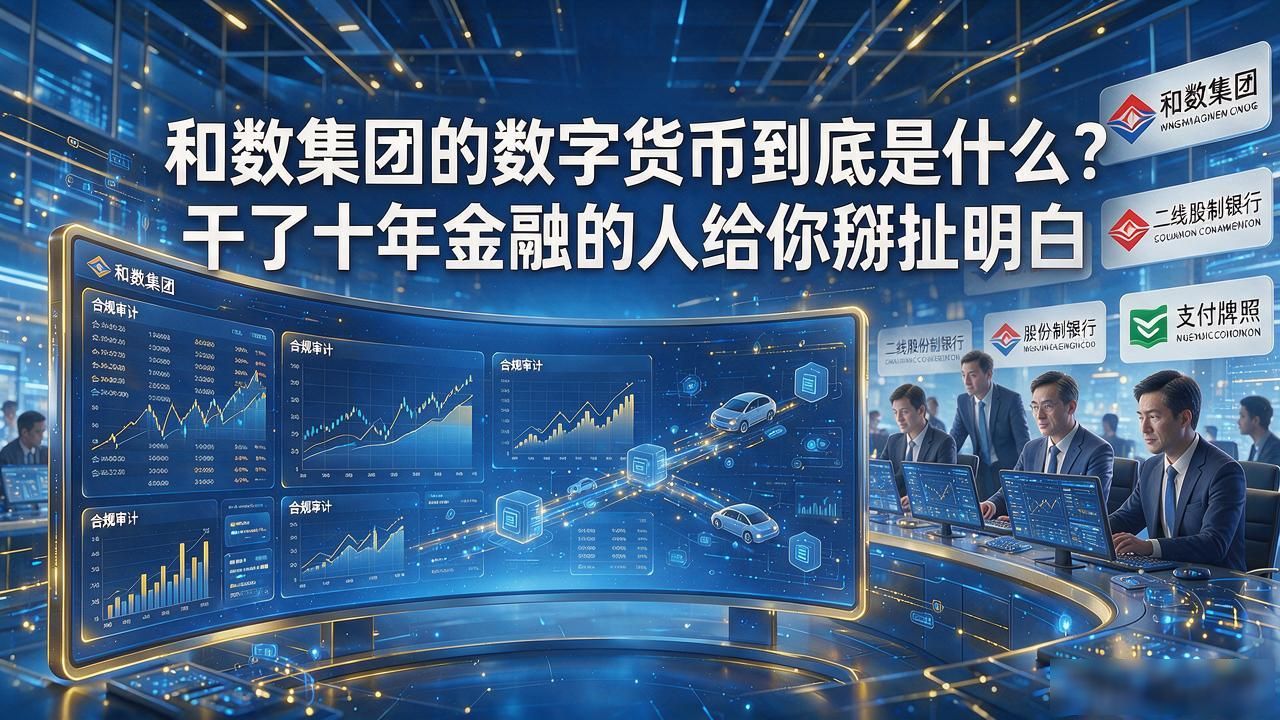 和数集团的数字货币到底是什么?干了十年金融的人给你掰扯明白