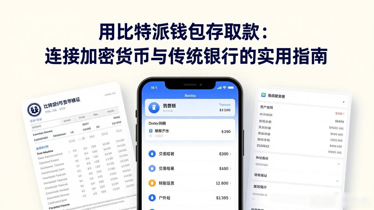 用比特派钱包存取款:连接加密货币与传统银行的实用指南