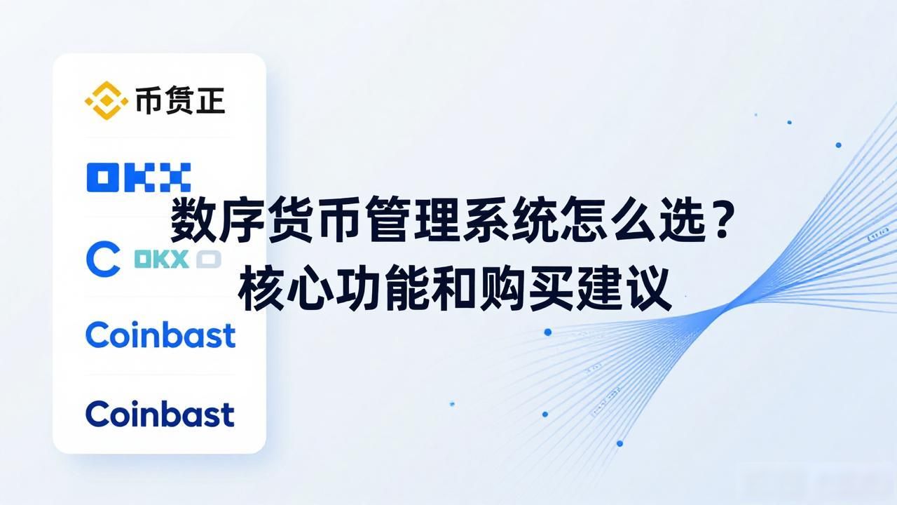 数字货币管理系统怎么选?核心功能和购买建议