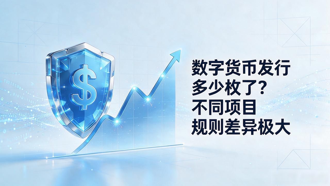 数字货币发行多少枚了?不同项目规则差异极大