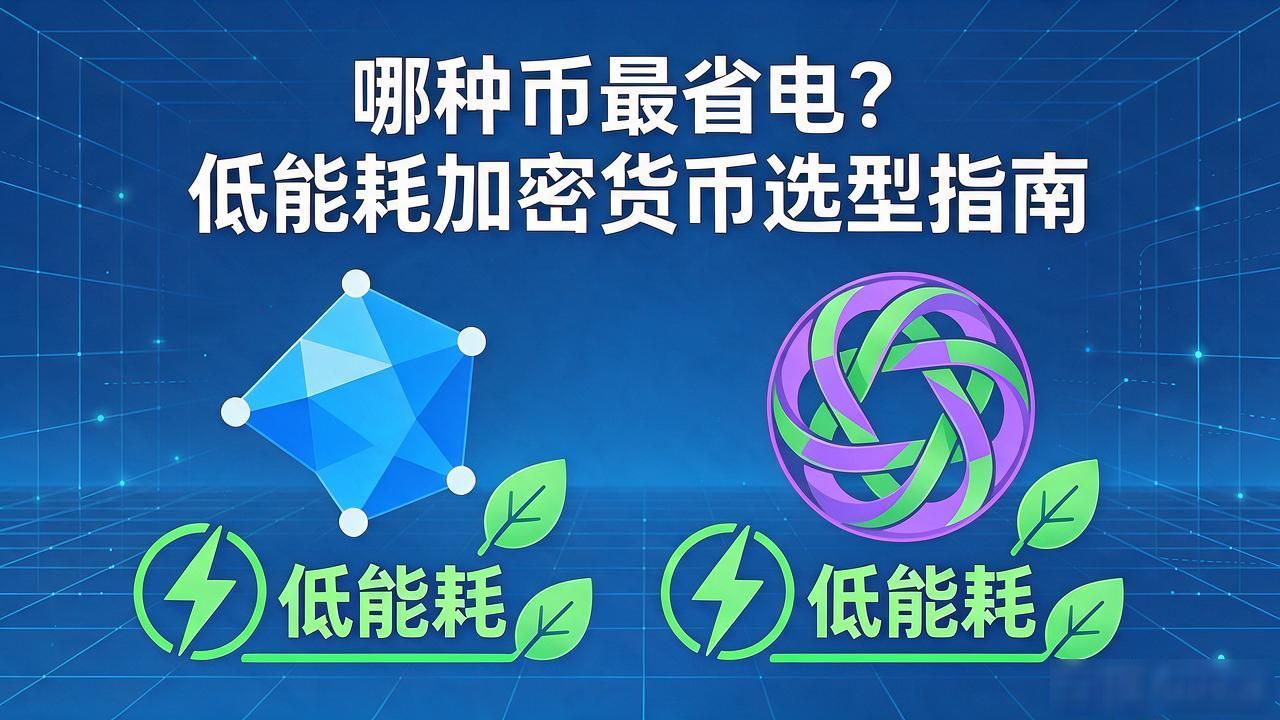 哪种币最省电?低能耗加密货币选型指南