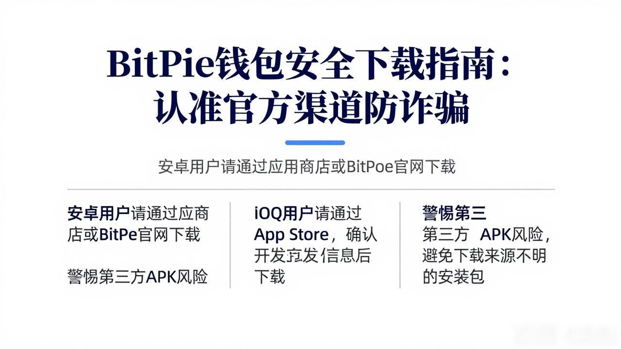 BitPie钱包安全下载指南：认准官方渠道防诈骗