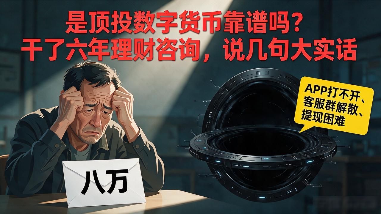 是顶投数字货币靠谱吗?干了六年理财咨询,说几句大实话