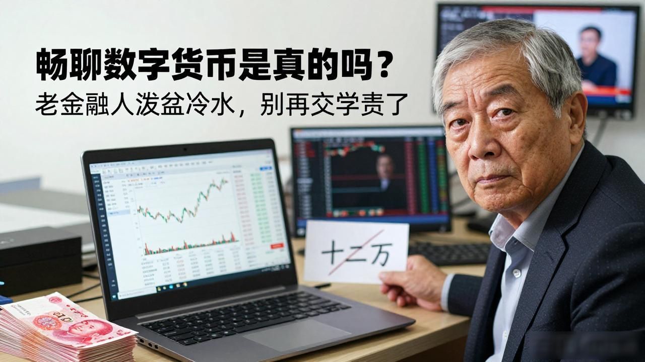畅聊数字货币是真的吗?老金融人泼盆冷水,别再交学费了