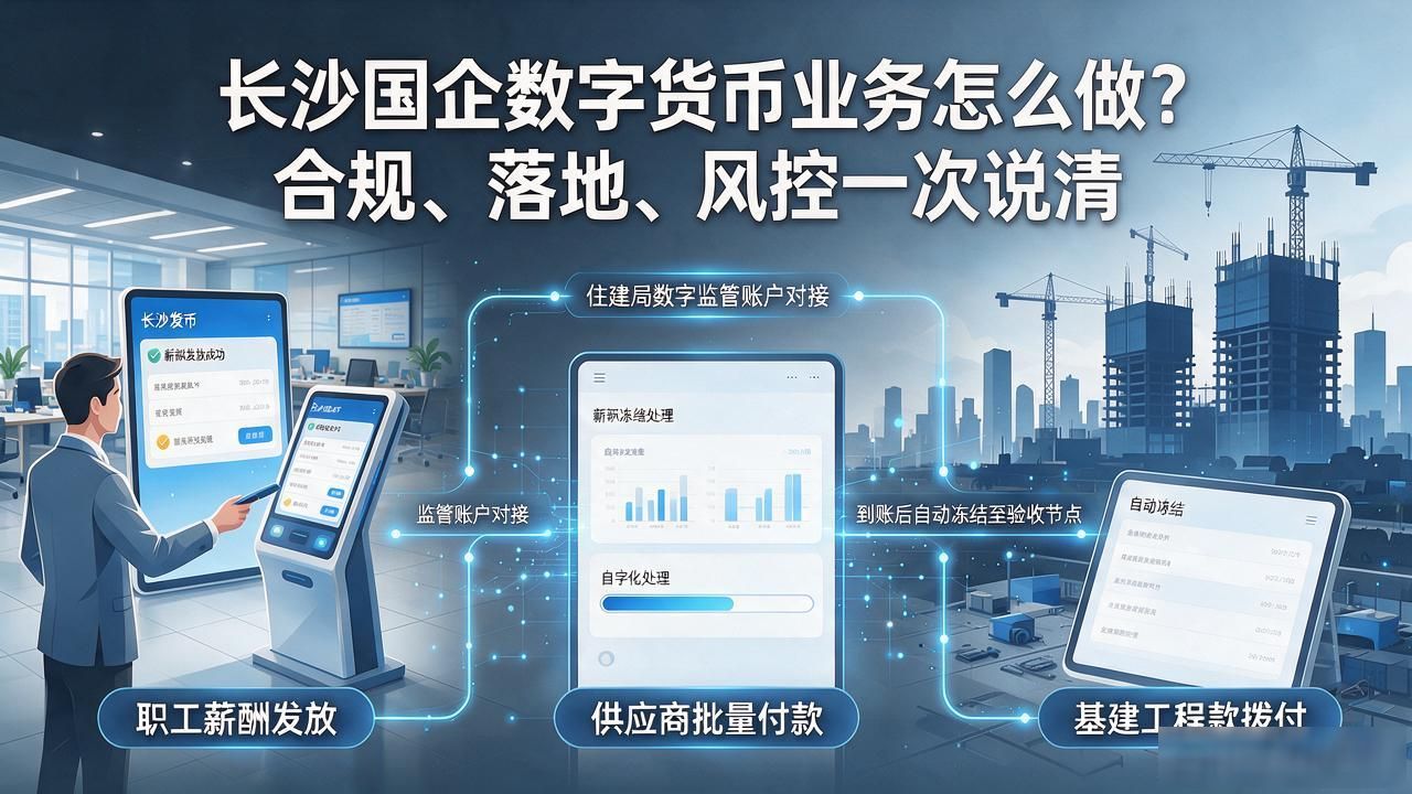 长沙国企数字货币业务怎么做?合规、落地、风控一次说清
