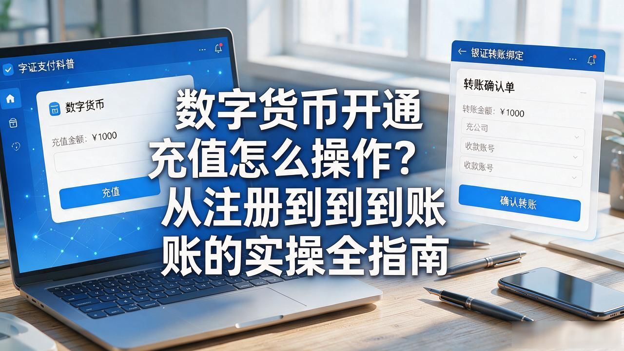 数字货币开通充值怎么操作?从注册到到账的实操全指南