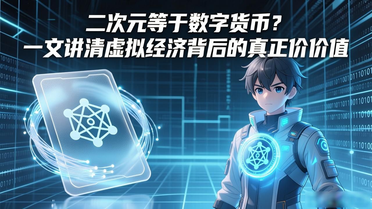 二次元等于数字货币?一文讲清虚拟经济背后的真正价值