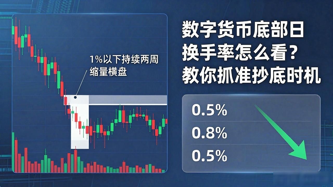 数字货币底部日换手率怎么看?教你抓准抄底时机